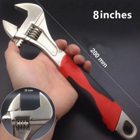 Resim Neler Geldi Neler Kurbağacık Anahtar No 8 - 20 cm Çak Amaçlı Anahtar Ingiliz Anahtar Anahtar Boyu 20 cm 