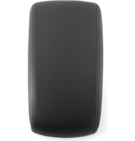 Resim Besthome1 Chevrolet Impala 06-14 İçin Siyah Deri Konsol Kol Dayama Kapağı Yüksek Kaliteli Koruma 