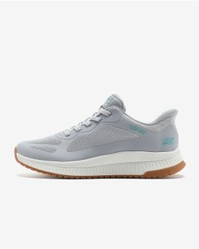 Resim Skechers Bobs Squad 4 - Staple Look Kadın Gri Spor Ayakkabı 117624 Ltgy 