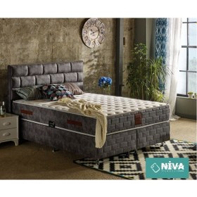 Resim Nivabaza Çift Kişilik Tek Kişilik Baza Başlık Yatak Delux 