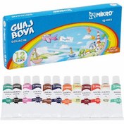 Resim Mikro Guaj Boya 12 Renk 9 ML GJ-9012 