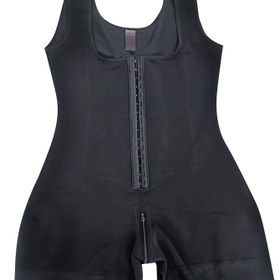 Resim Fitneed Kadınların Yüksek Bel Karın Kontrolü Bodysuit'ü, Popo Kaldırıcı ve Çapraz Arkası Fermuar ile - Nefes Alabilen File Paneller, Yastıksız, Orta Destek, Bej, Karın Kontrolü Şekillendirici, Şık Tasarım, Rahat Uygunluk 