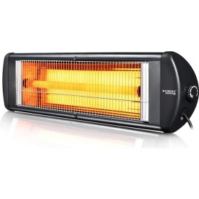 Resim Kumtel Store Ex 23 Süper Ray 2300 Watt Infrared Isıtıcı, Duvar Tipi, 2300W, Kolay Temizlenir, Siyah 