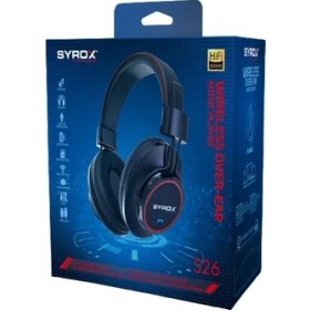 Resim Syrox S26 Kablosuz Bluetooth Kulaklık Hafıza Kartlı 