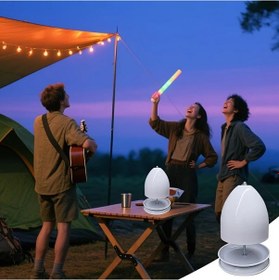 Resim Oldfriend Beyaz Pil İle Taşınabilir İç Mekan Dış Mekan Isıtıcı Mumluk El Isıtıcı Kamp Ev Acil Durum 