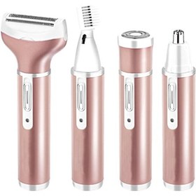 Resim 4'ü 1 Arada Usb Vibrissa Kaş Düzeltici Vücut Saç Makinesi 1 