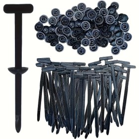 Resim 200/100/50/20 Adet Sağlam Kablo Bağlantı Tokası - Otomotiv, Elektrik ve Tesisat için Sabitleme Klipsleri - Nylon/Kablo Bağları ile Uyumlu, Profesyonel & DIY Projeler İçin İdeal, Yeniden Kullanılabilir Bağlama Aleti, Standartlaştırılmış Bağlayıcı, Güvenilir Sabitleyici 