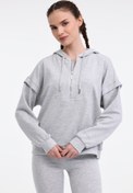 Resim WL DOINA 16MS438 5FX GRI MELANJ Kadın Sweatshirt 