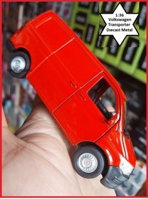 Resim OYUNCAKSAHİLİ Volkswagen Transporter Panelvan Metal Diecast Minibüs Çekbırak Koleksiyon 