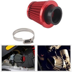 Resim Reedark 38mm Mavi Metal Havuz Filtresi - Off-road Moto, Atv, Dirt Bike İçin Dayanıklı, Motor Gücü Ve Yakıt Verimliliği Artırıcı 37-39mm Uyumlu 