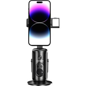 Resim Lenyes LPH106 360 Dönen Akıllı Yüz Tanıma Takip Özellikli Magnetik Gimbal Sabitleyici Stand Siyah 