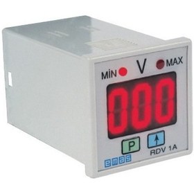 Resim Emas Rdv Serisi 230vac 1co5a rezistif Dijital Voltmetre Panelme 