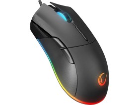 Resim Rampage Smx-r21 Compact Usb Siyah Rgb Ledli Makrolu 12800dpi / 1000hz Drag Click Gaming Oyuncu Mouse 