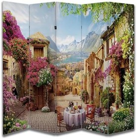 Resim Şehir Temalı Özel Tasarım Paravan Room Divider 180 x 200 cm 