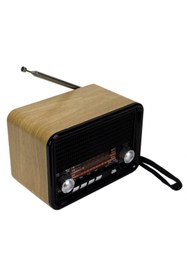 Resim İtal Nostalji Radyo Nns Ns-1538bt Bluetooth Usb Aux Şarjlı Fm Radyo 