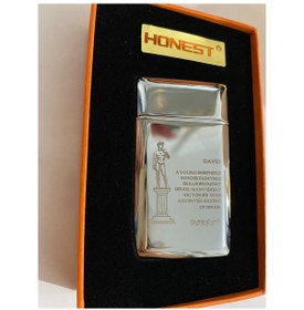 Resim Elifticaret1 Honest Slim David Gümüş Renk Çakmak 