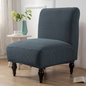 Resim Kolluksuz Sandalyeler için 1pc Germe Koltuk Kılıfı, Klasik Dikişli Polyester Spandeks Karışımı, Tüm Mevsim Mobilya Koruyucu, Dark Green Renkli Ev Dekoru, Oturma Odası Koltuk Kılıfı | Klasik Koltuk Kılıfı | Germe Kumaş, Oturma Odası Koltuk Kılıfları 