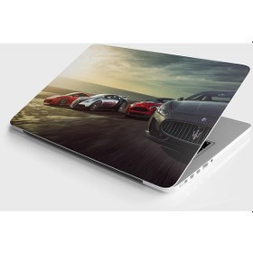 Resim Laptop Sticker Notebook Pc Kaplama Etiketi Arabalar 