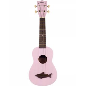Resim Kala Makala Shark Soprano Ukulele (Pembe) 