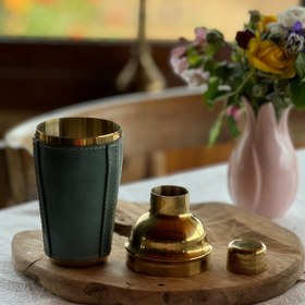 Resim Asgard Hakiki Deri & Titanyum Kaplama Paslanmaz Çelik Shaker 500 cc 