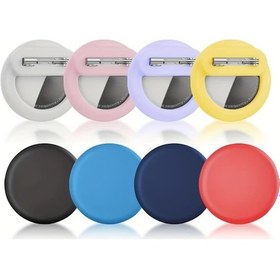 Resim Sunshine022 Umust Airtag Gizli Kılıfı Yumuşak Ve Taşınabilir Siyah Takip Kutusu 