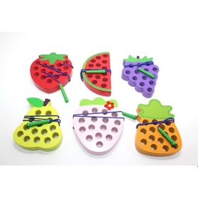 Resim Eğitici İp Geçirme Oyunu 