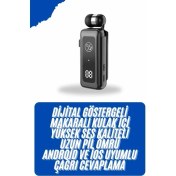 Resim Techno Stock Kablolu Kulak Içi 5.2 Makaralı Titreşimli Bluetooth Kulaklık Hafıza Kart 