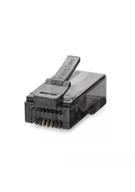 Resim Nodar Nd2402 Cat6 Konnektör Ezrj45 100lü Plastik Kutu Siyah 