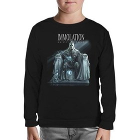 Resim Lord T-Shirt Immolation - Majesty And Decay Siyah Çocuk Sweatshirt 