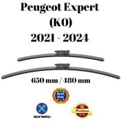 Resim Peugeot Expert K0 2021 2022 2023 2024 Uyumlu Ön Cam Silecek Süpürgesi Takımı 650/480mm Silbak Sb2619d 