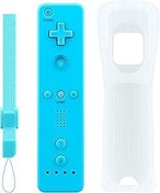 Resim OSTENT Nintendo Wii Konsol Oyunu için Uyumlu Hareket Sensörü Bluetooth Kablosuz Uzaktan Kumanda, Pembe Mavi 