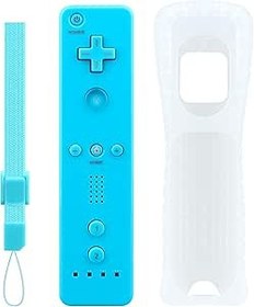 Resim OSTENT Nintendo Wii Konsol Oyunu için Uyumlu Hareket Sensörü Bluetooth Kablosuz Uzaktan Kumanda, Pembe Mavi 
