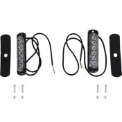 Resim LED Acil Flaş Işıkları, Amber 6 LED Frose Uyarı Acil Durum Yanıp Sönen Işık Araba Kamyonu Yolu Atv Suv 2 Paket (Yurt Dışından) 