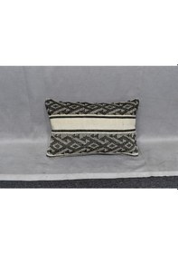 Resim Zehra Abla Halı Yeni El Dokuma Dekoratif Lumbar Kilim Kırlent Yastık Kılıfı 6573 Çok Renkli 