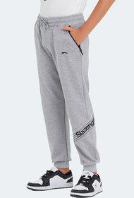 Resim Slazenger LIKE IN Unisex Çocuk Fermuar Cepli Taş Gri Eşofman Altı 