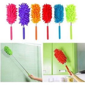 Resim Teleskopik Mikrofiber Pratik Uzayabilen Toz Alma Fırçası 