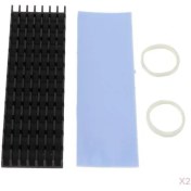 Resim Prettiya Çok 2 M.2 2280 Pcı-E SSD Alüminyum Soğutma Isı Lavabo Soğutucu Radyatör (Yurt Dışından) 