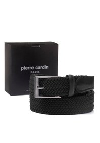 Resim Pierre Cardin Multi Renk Örgü Erkek Kemer En 3,5 Cm Pc-1745 Siyah 