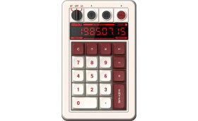 Resim Retro 18 Mechanical Numpad, Supports Calculator Mode, Bluetooth/2.4g/wired Numpad For Windows And Android - Fami Edition 