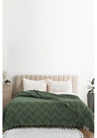 Resim Naomi Çift Kişilik Pike 200x230 Cm Haki 