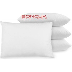 Resim Otel Tipi Boncuk Silikonlu Yastık Akfil 63 Tel Dokuma %100 Pamuk 