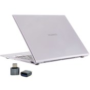 Resim SyncCase Huawei Kılıf Matebook X Kılıf (2020-2021 YILI) Ile Uyumlu Parlak Kristal Kapak Kılıf 