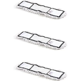 Resim Cod-Ex Nemli Palet Tablet Nem Alıcı Yedek Mop Paspas Başlığı Bezi Beyaz - 40 Cm. - 3 Adet 