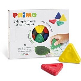 Resim Primo Üçgen Mum Boya - 6 Renk 