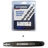 Resim Hyundai Motorlu Testere Zinciri Seti + Kılavuz 325/36 