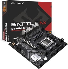 Resim COLORFUL BATTLE AX B650M-E PRO V14 DDR5 7600MHz mATX Gaming (Oyuncu) Anakart 