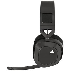 Resim Corsair HS80 Max Wireless CA-9011295-EU Gri RGB Kablosuz Kulak Üstü Oyuncu Kulaklığı Teşhir 