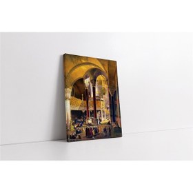Resim Osmanlı İmparatorluğu Zamanı Ayasofya Camii Kanvas Tablo 