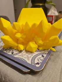 Resim Kristal Desenli Controller Tutucu - Ps5- Sarı 