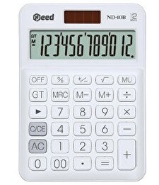 Resim Need ND-10B Beyaz Hesap Makinesi 
